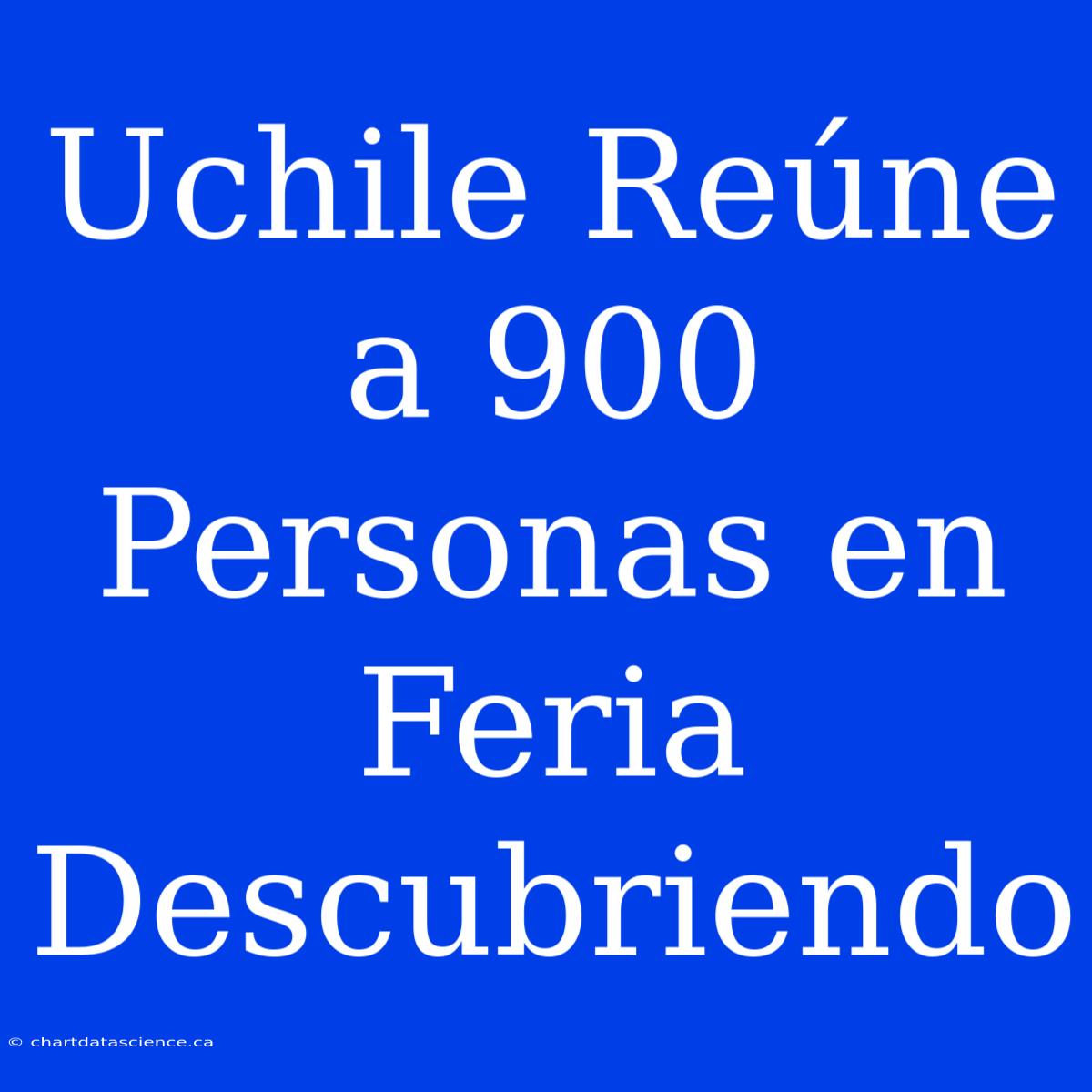 Uchile Reúne A 900 Personas En Feria Descubriendo