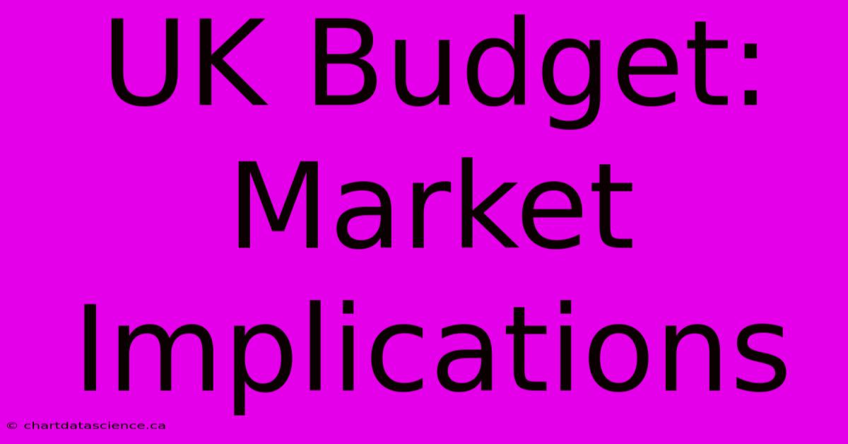 UK Budget: Market Implications 