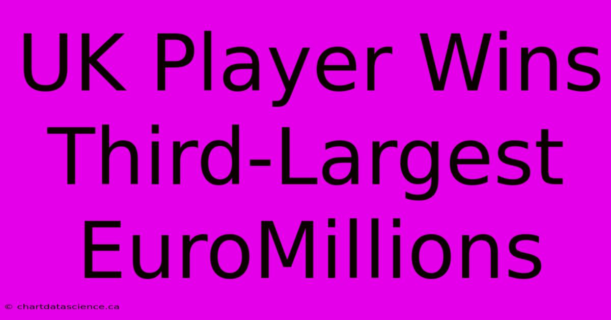 UK Player Wins Third-Largest EuroMillions