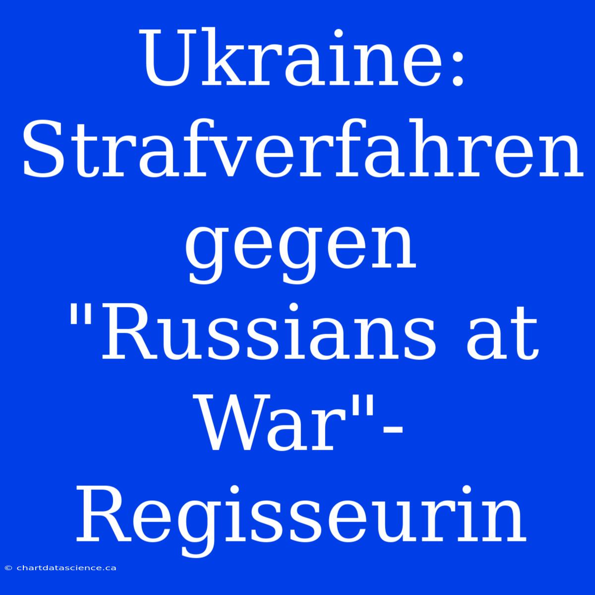 Ukraine: Strafverfahren Gegen 