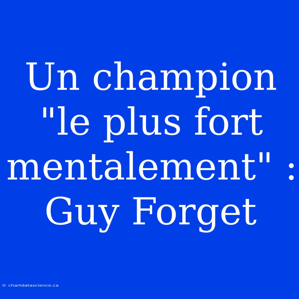 Un Champion 