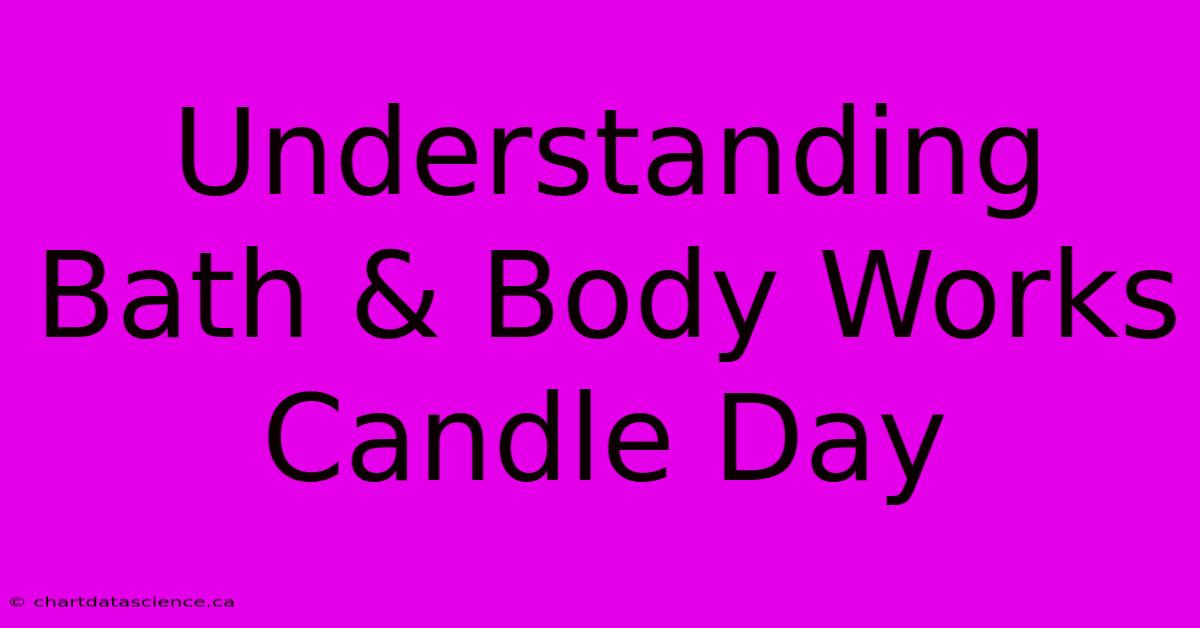 Understanding Bath & Body Works Candle Day