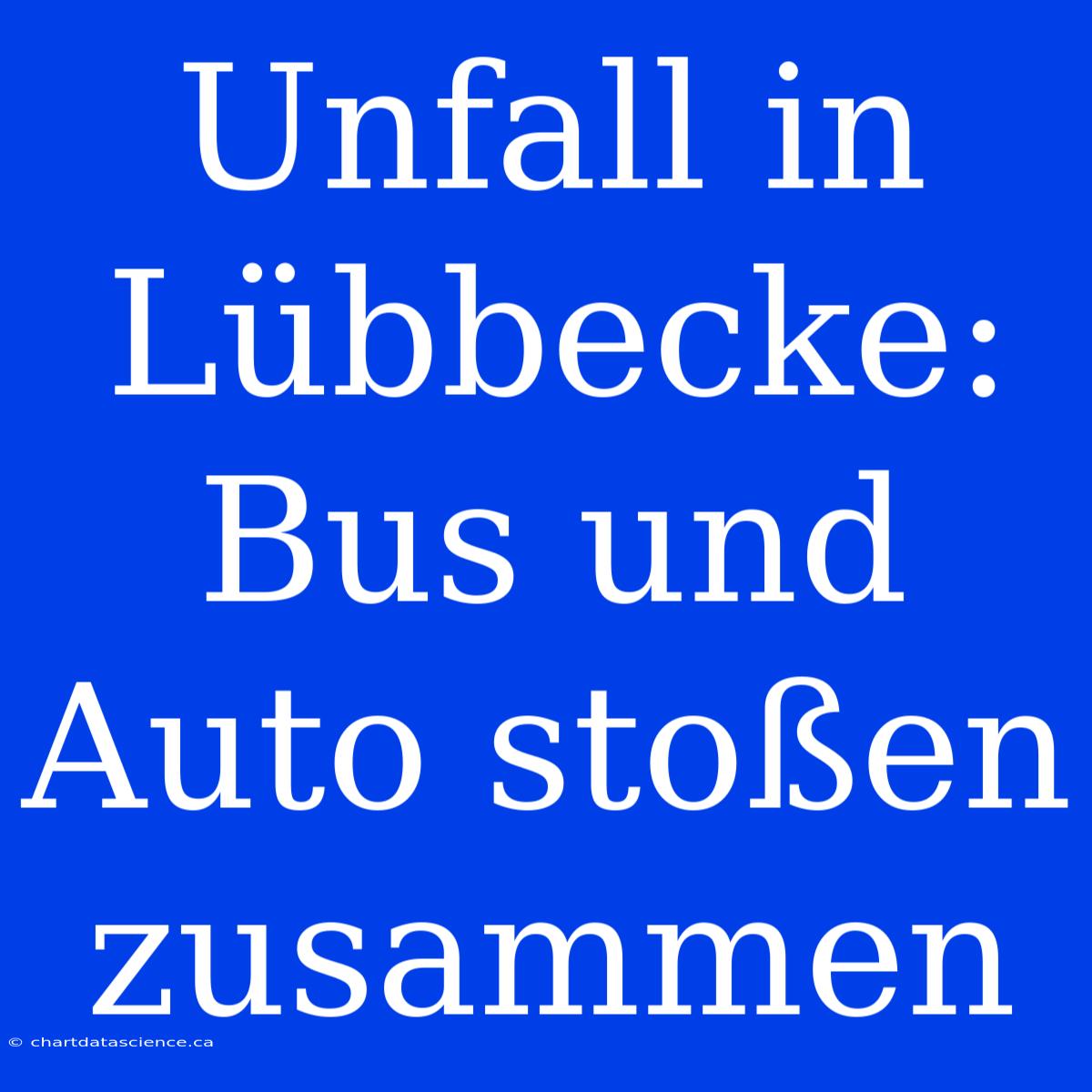 Unfall In Lübbecke: Bus Und Auto Stoßen Zusammen