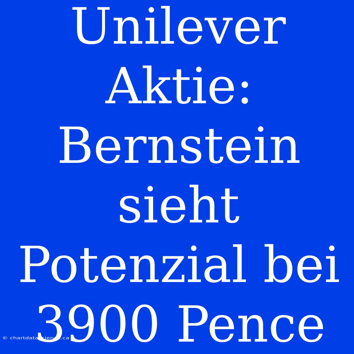 Unilever Aktie: Bernstein Sieht Potenzial Bei 3900 Pence