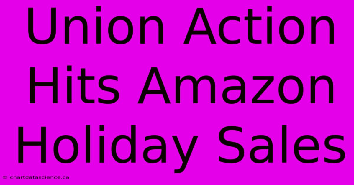 Union Action Hits Amazon Holiday Sales