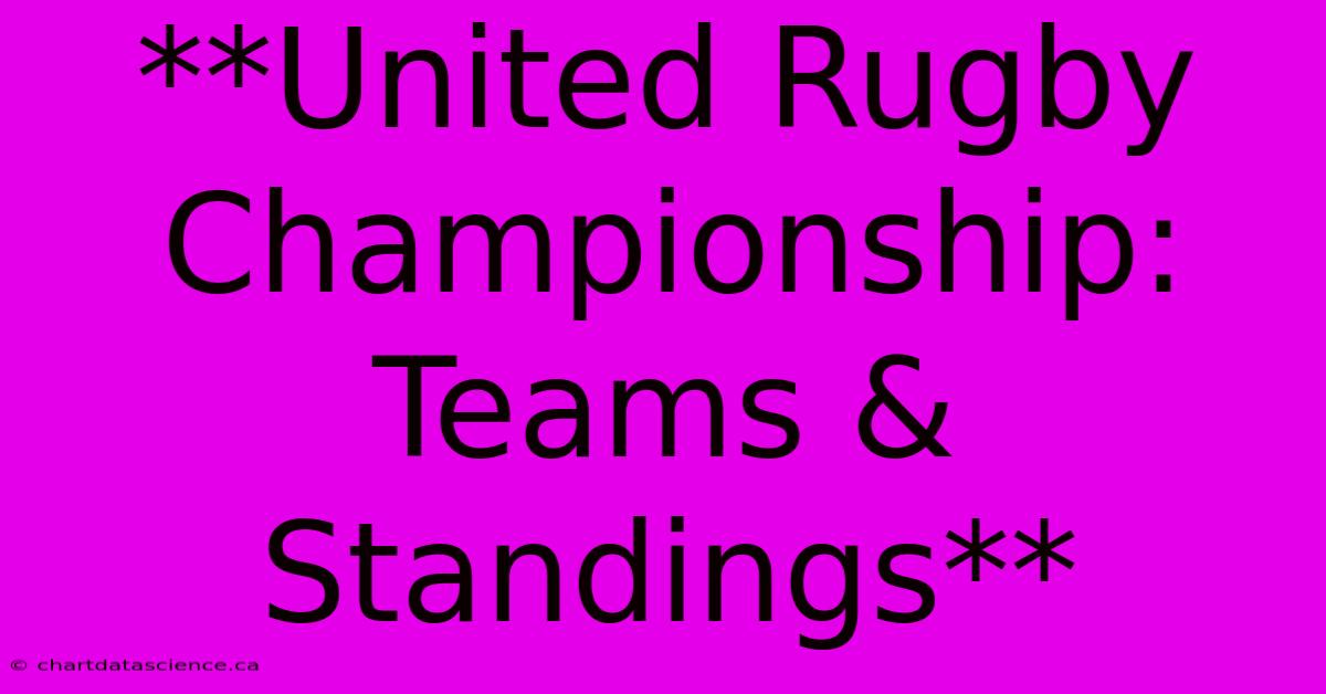 **United Rugby Championship: Teams & Standings**