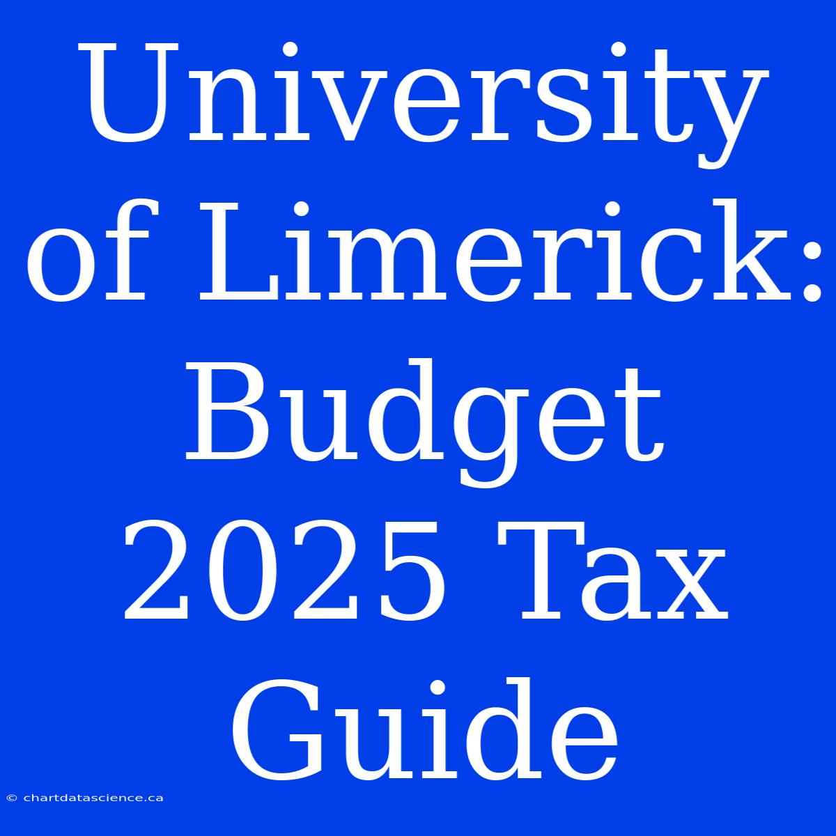 University Of Limerick: Budget 2025 Tax Guide