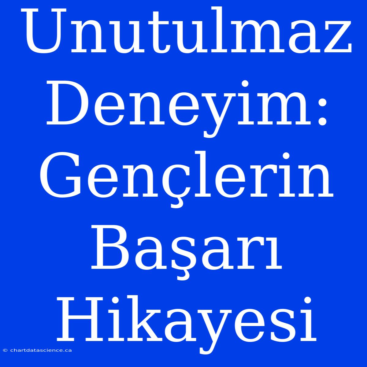 Unutulmaz Deneyim: Gençlerin Başarı Hikayesi