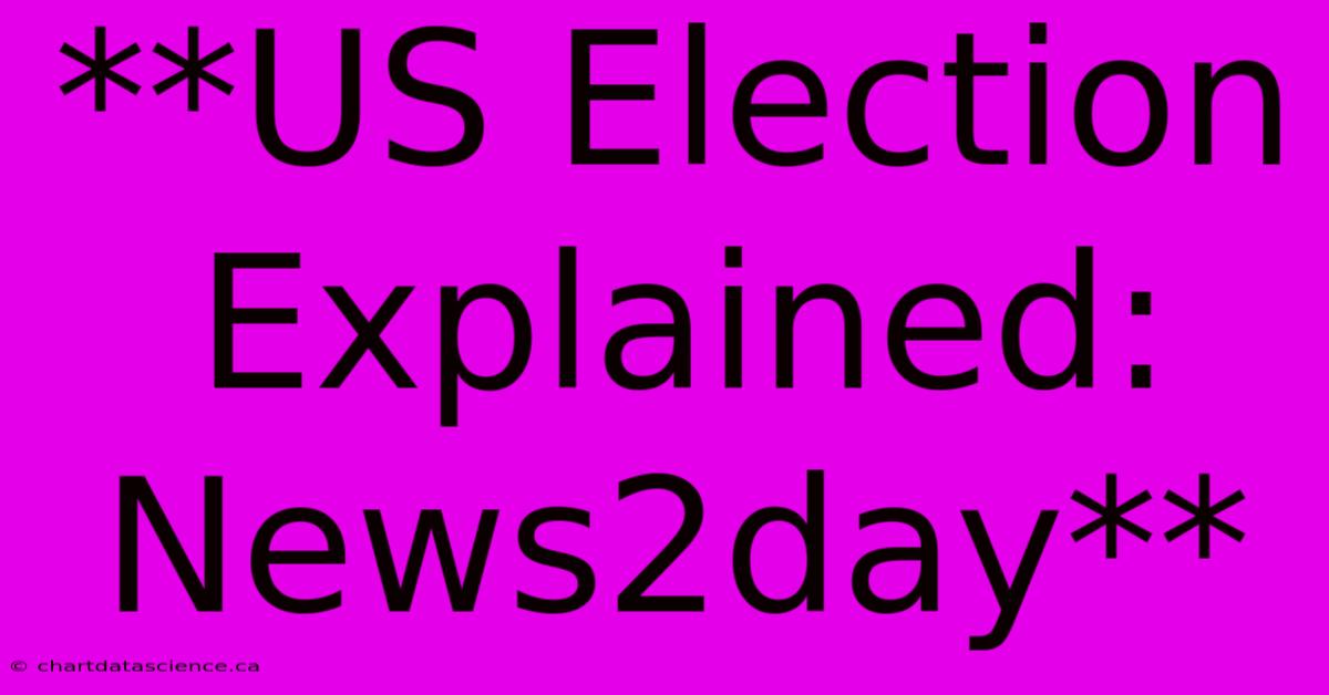 **US Election Explained: News2day**