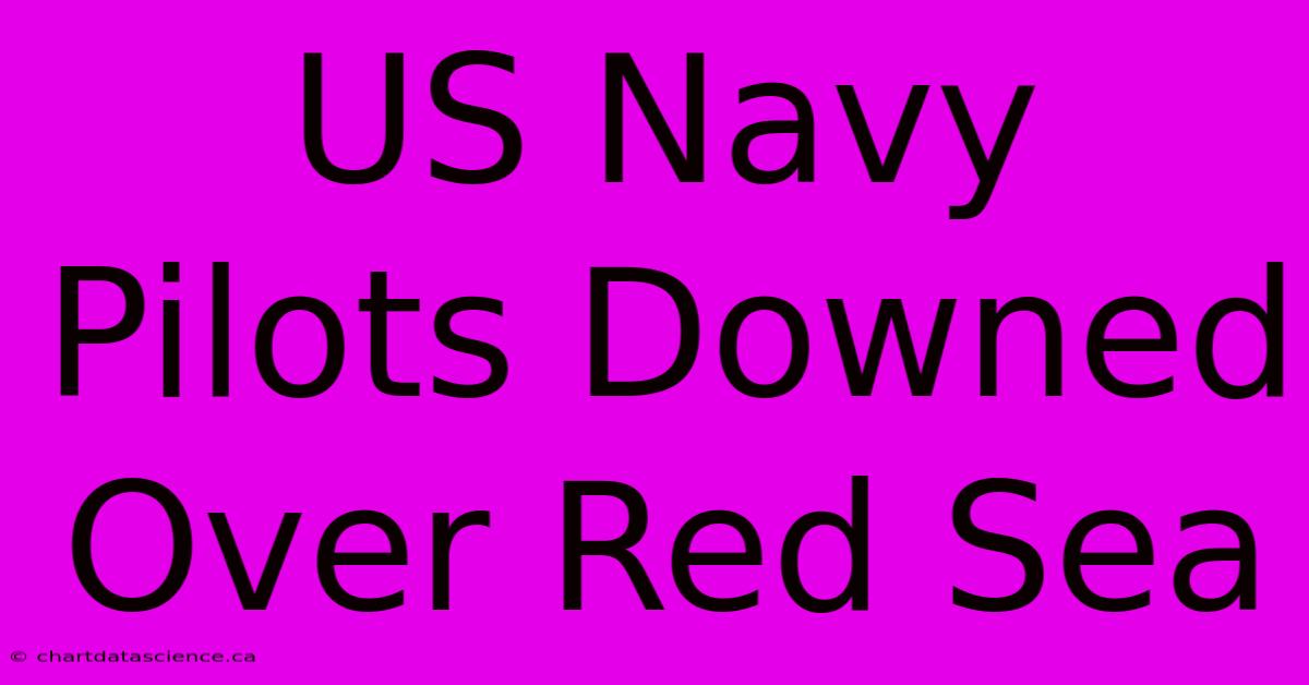 US Navy Pilots Downed Over Red Sea