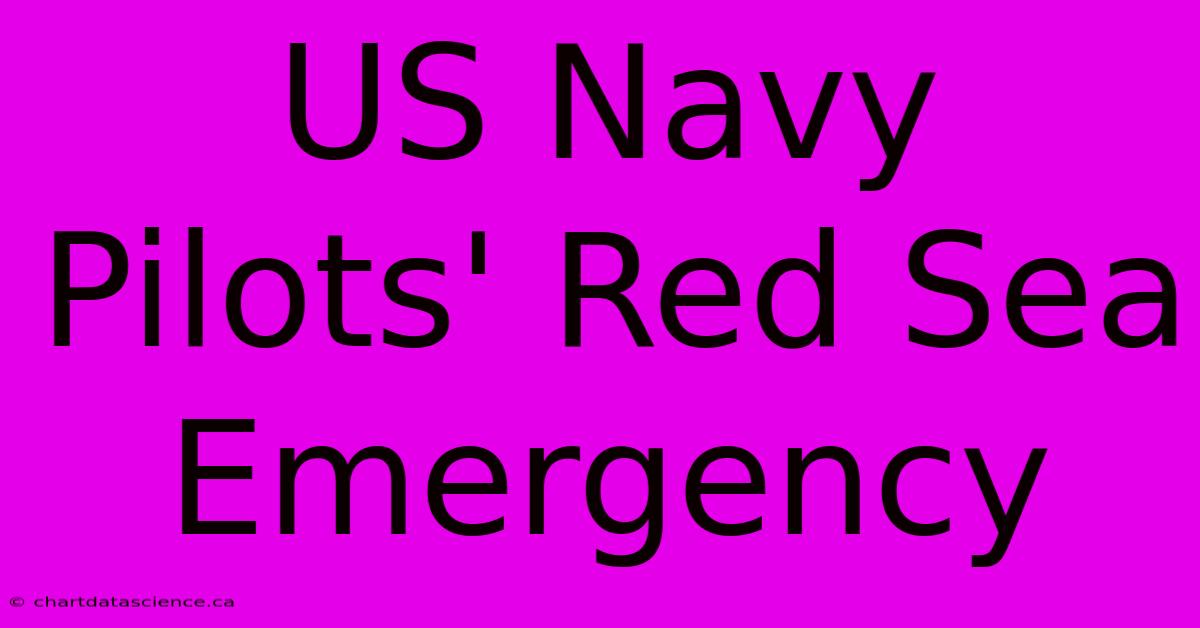 US Navy Pilots' Red Sea Emergency