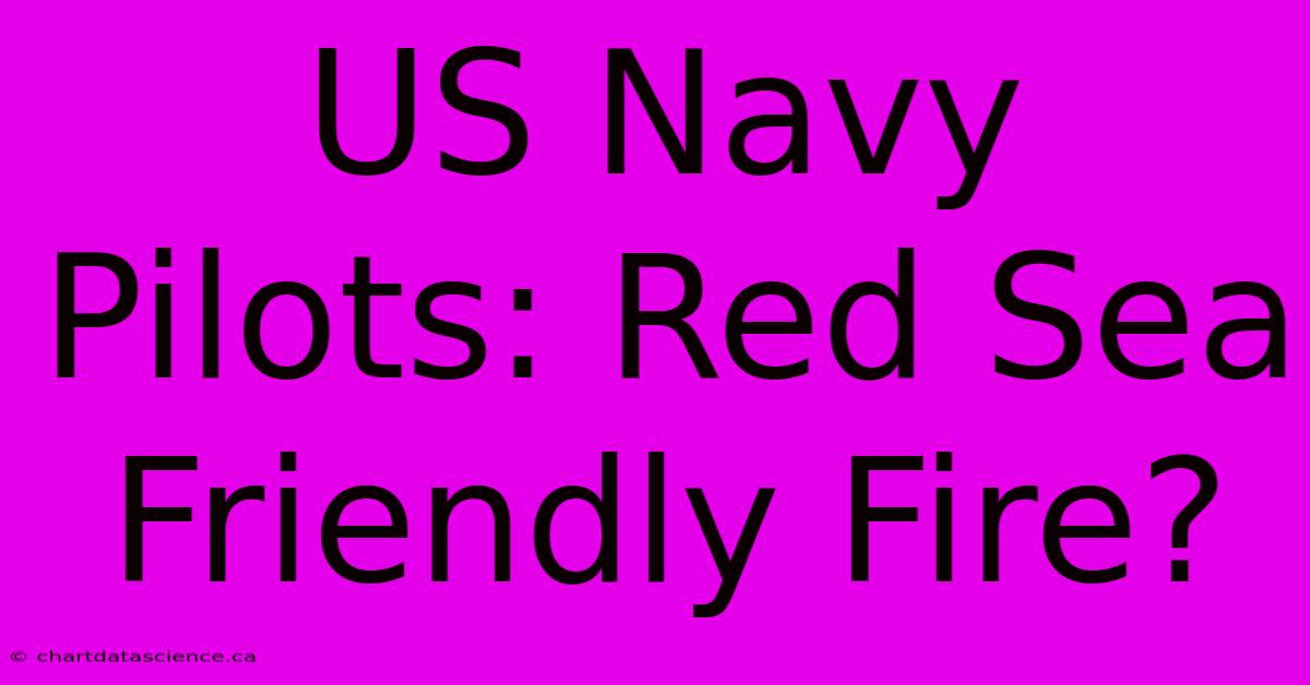 US Navy Pilots: Red Sea Friendly Fire?