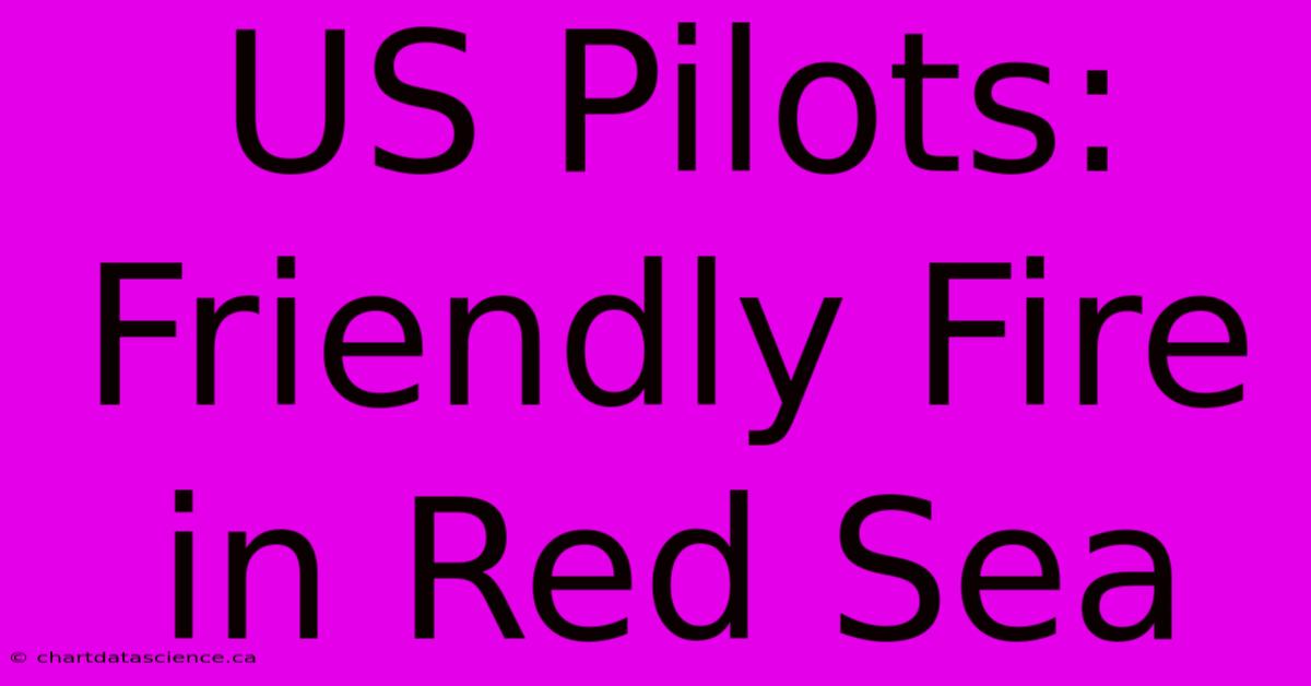 US Pilots: Friendly Fire In Red Sea