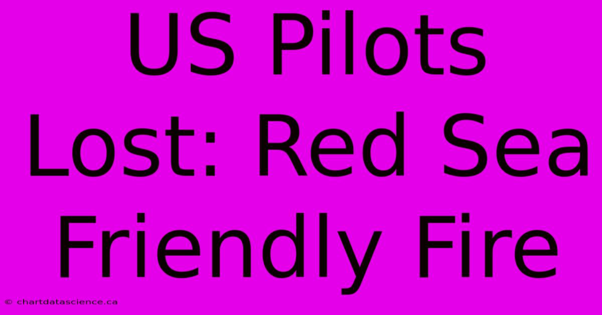 US Pilots Lost: Red Sea Friendly Fire