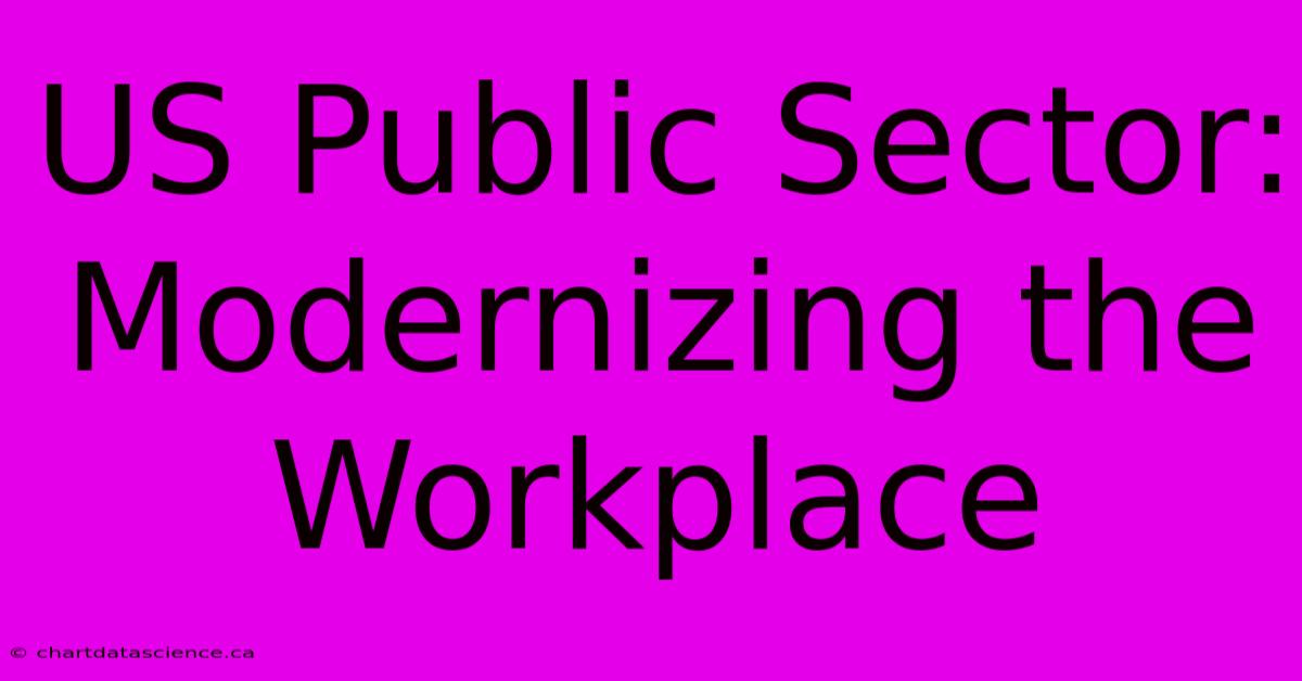 US Public Sector: Modernizing The Workplace