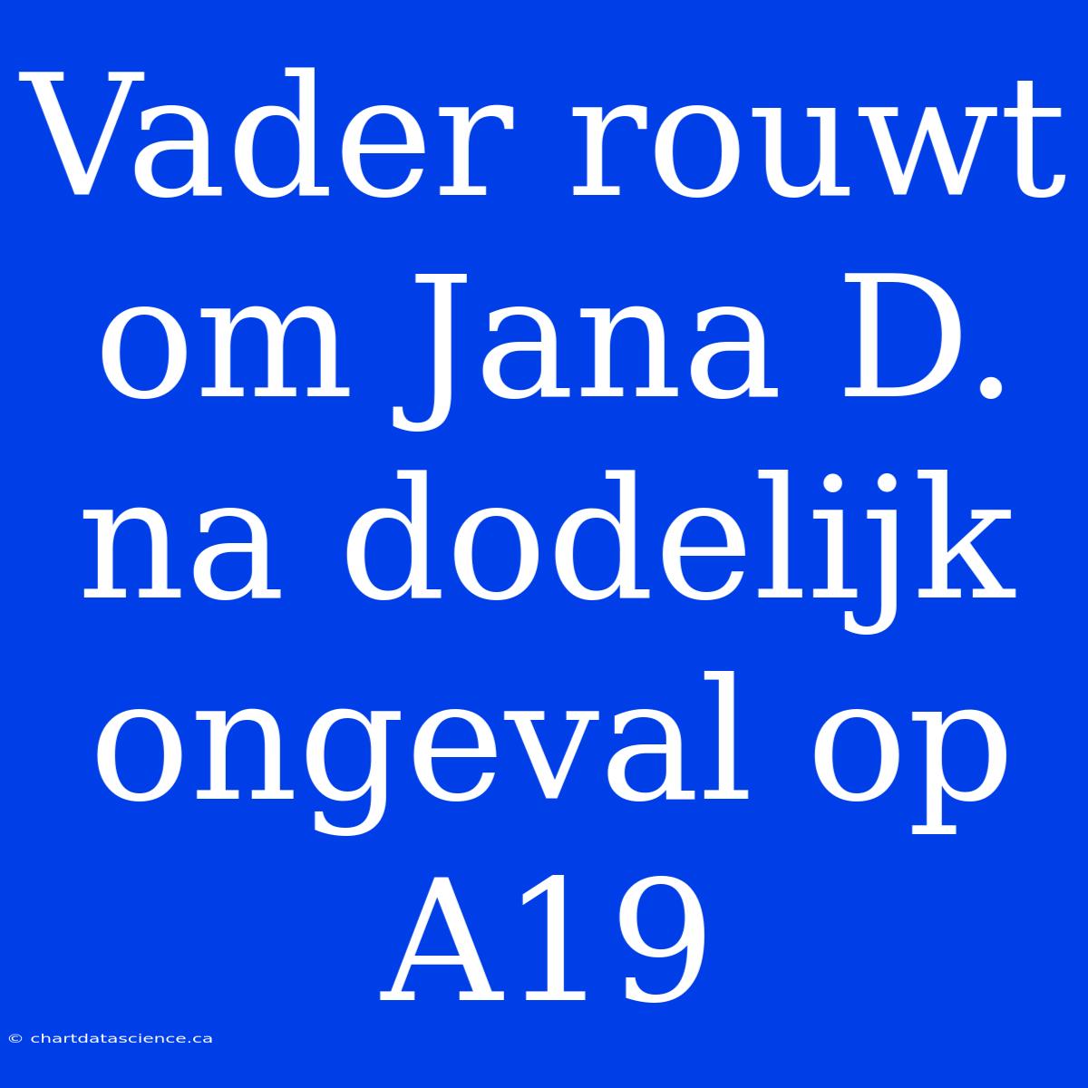 Vader Rouwt Om Jana D. Na Dodelijk Ongeval Op A19