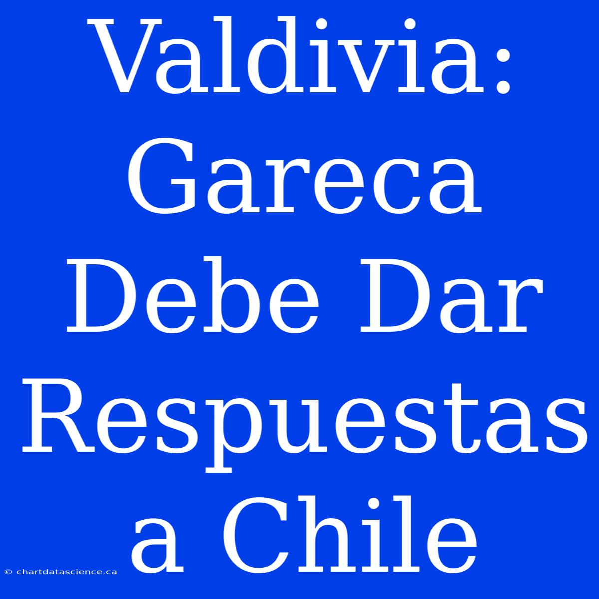 Valdivia: Gareca Debe Dar Respuestas A Chile