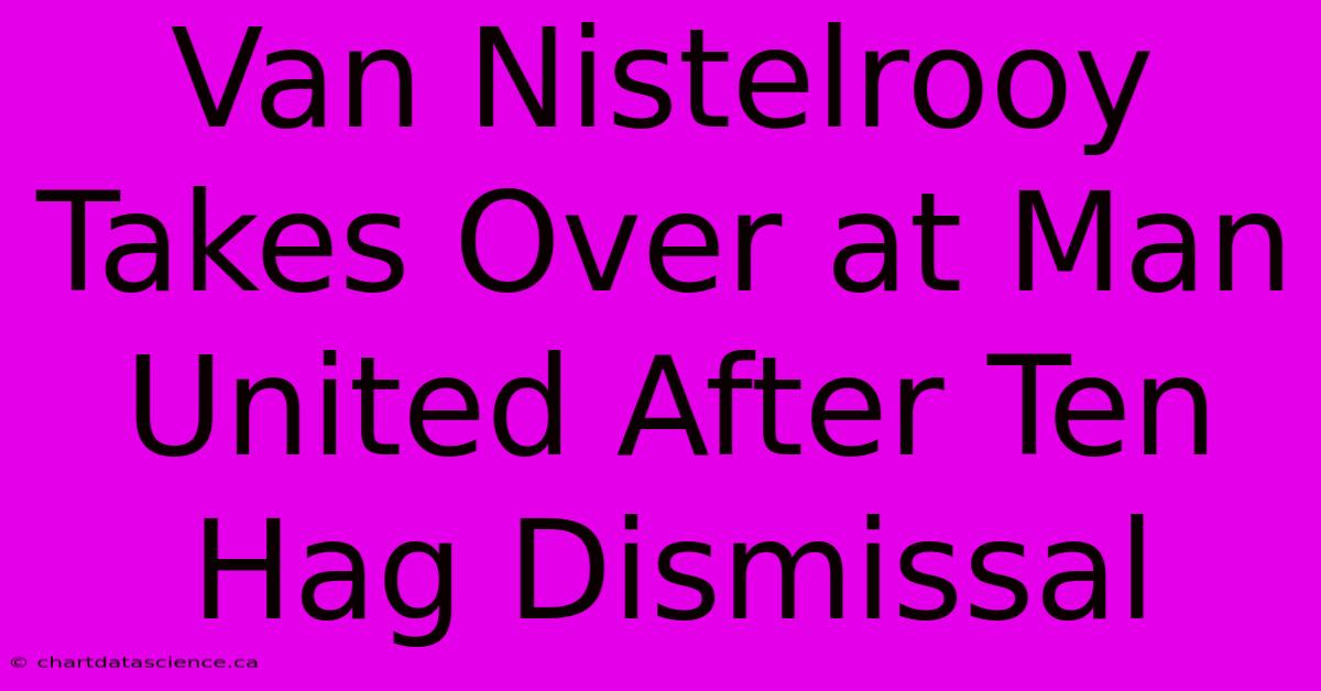 Van Nistelrooy Takes Over At Man United After Ten Hag Dismissal