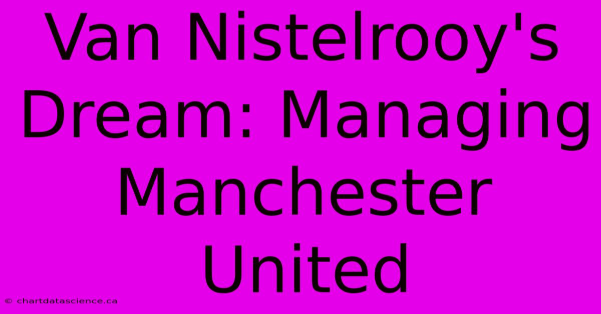 Van Nistelrooy's Dream: Managing Manchester United 