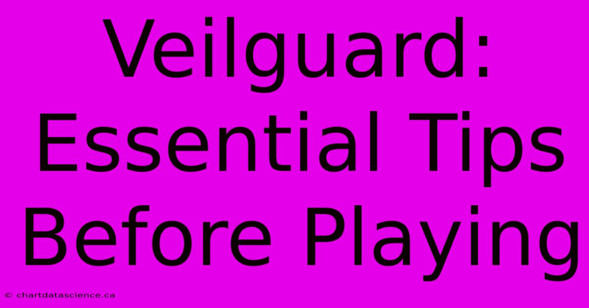 Veilguard: Essential Tips Before Playing