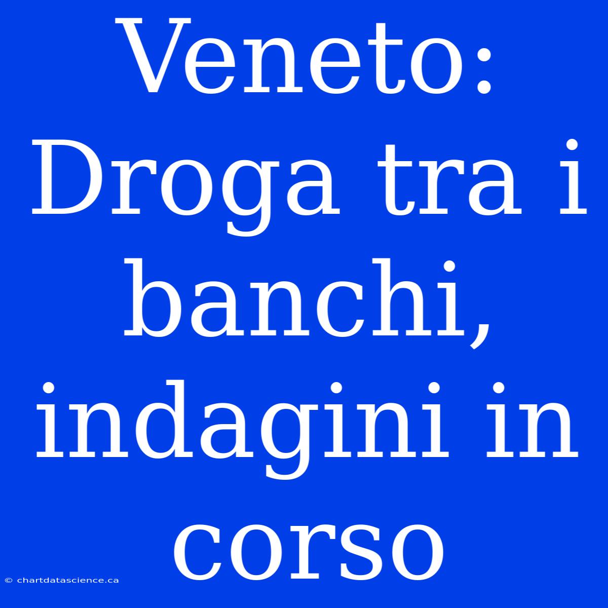 Veneto: Droga Tra I Banchi, Indagini In Corso