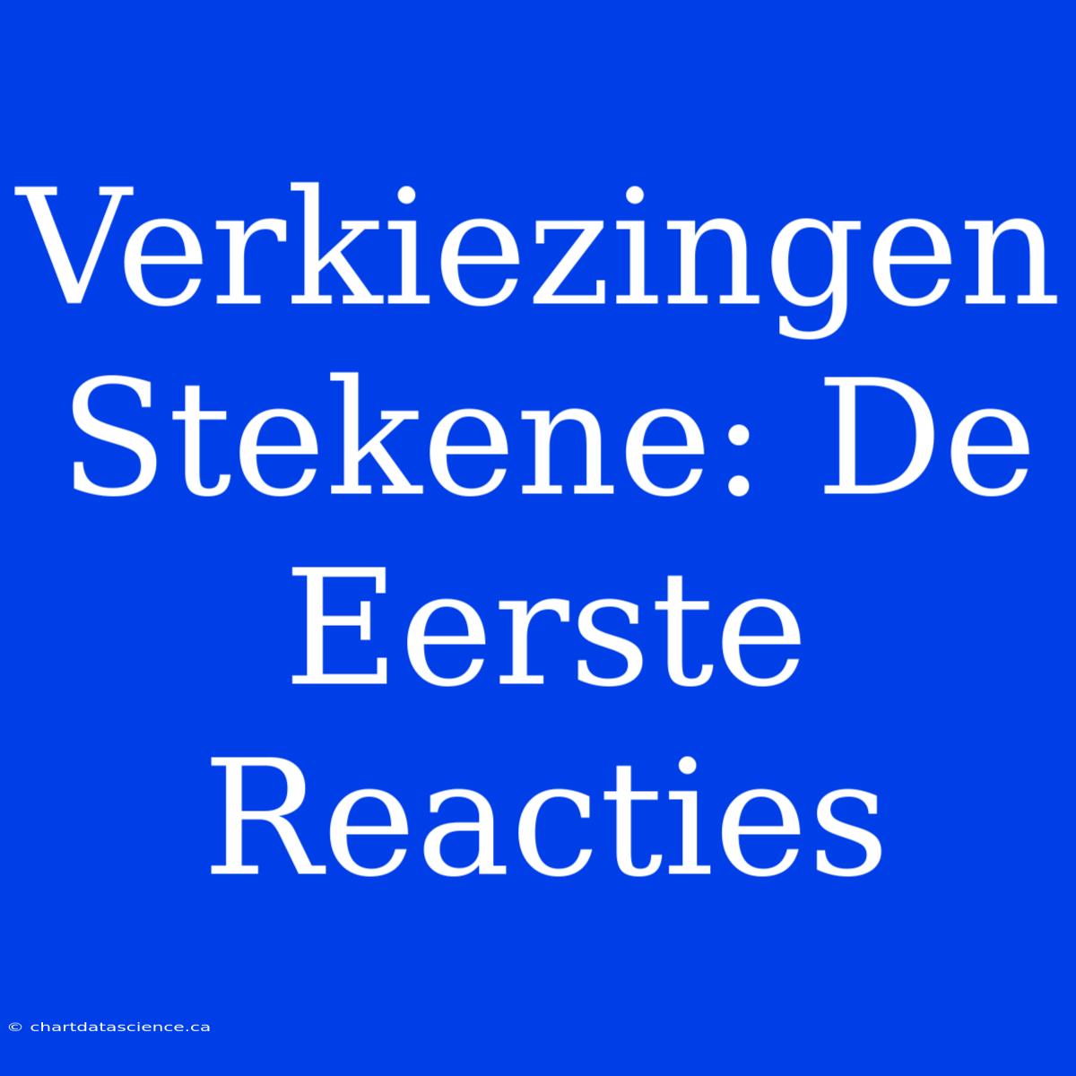 Verkiezingen Stekene: De Eerste Reacties