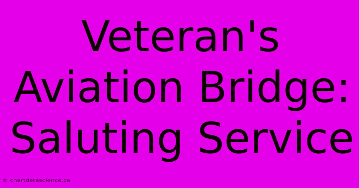 Veteran's Aviation Bridge: Saluting Service