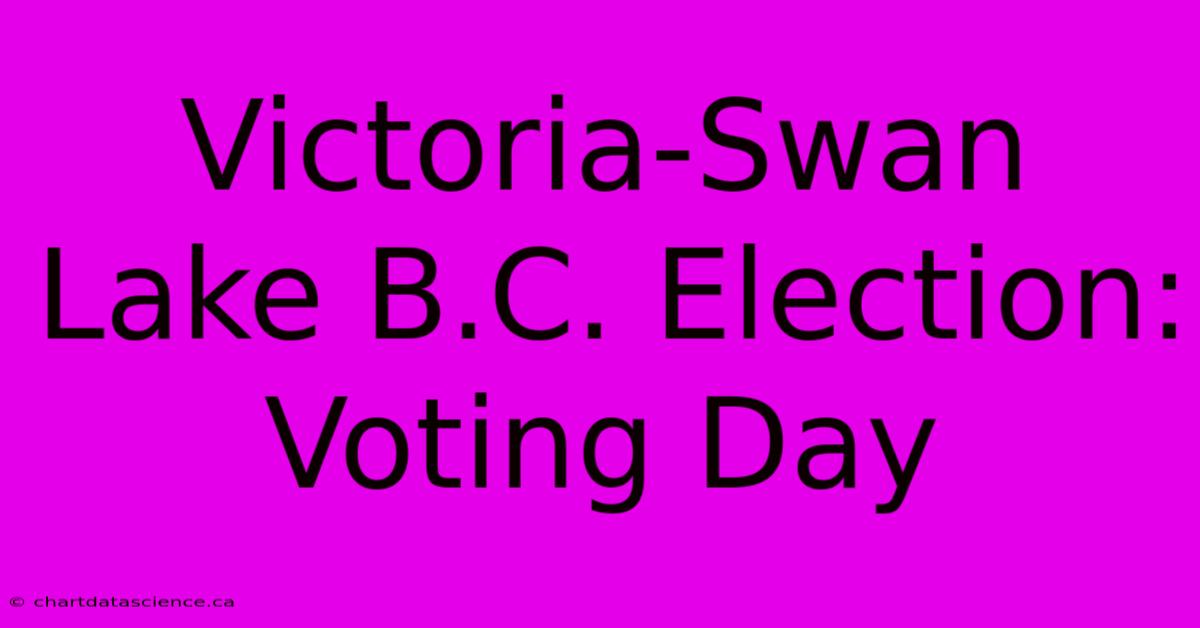 Victoria-Swan Lake B.C. Election: Voting Day 