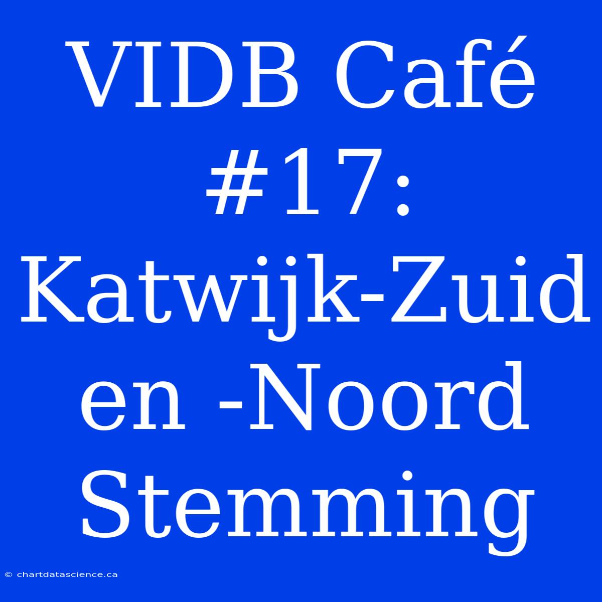 VIDB Café #17: Katwijk-Zuid En -Noord Stemming