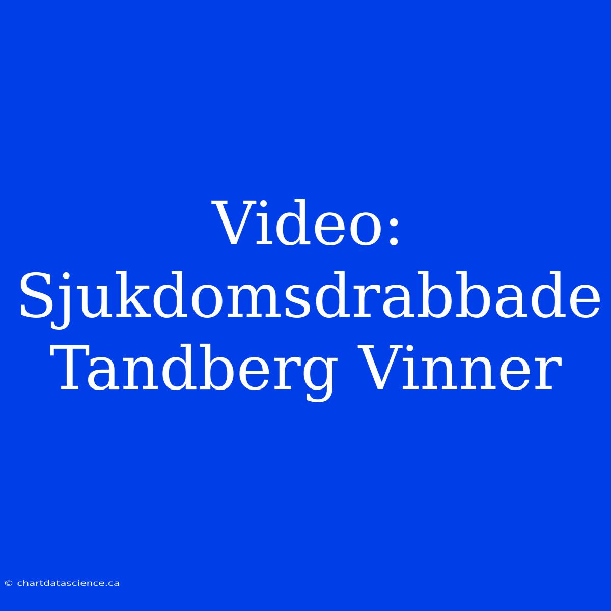 Video: Sjukdomsdrabbade Tandberg Vinner