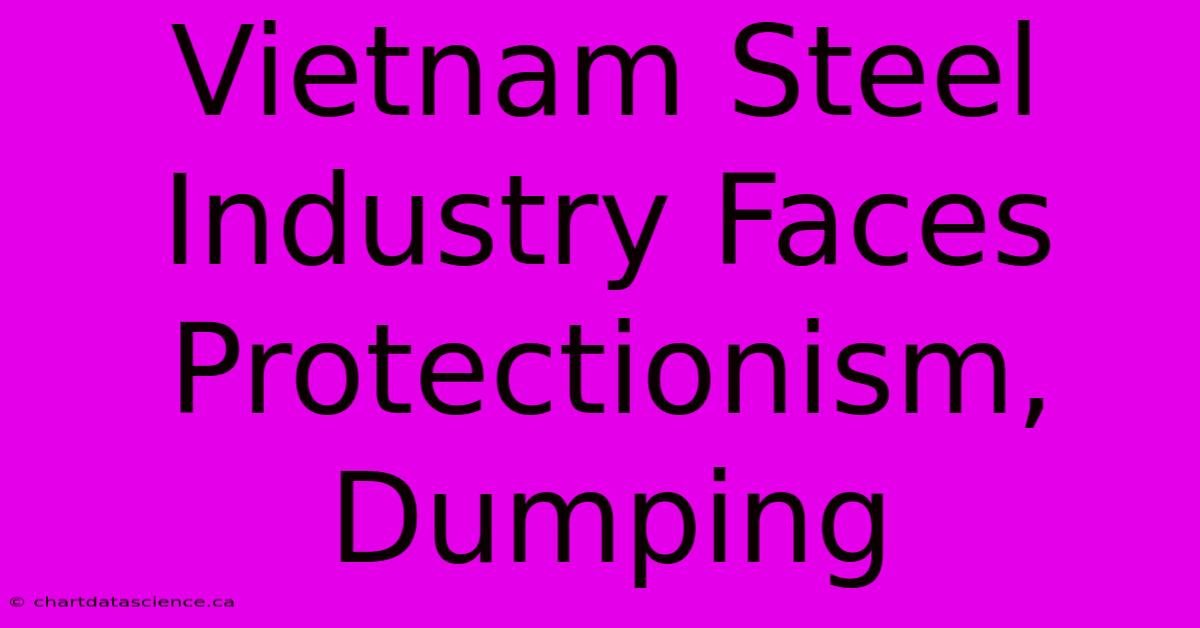 Vietnam Steel Industry Faces Protectionism, Dumping