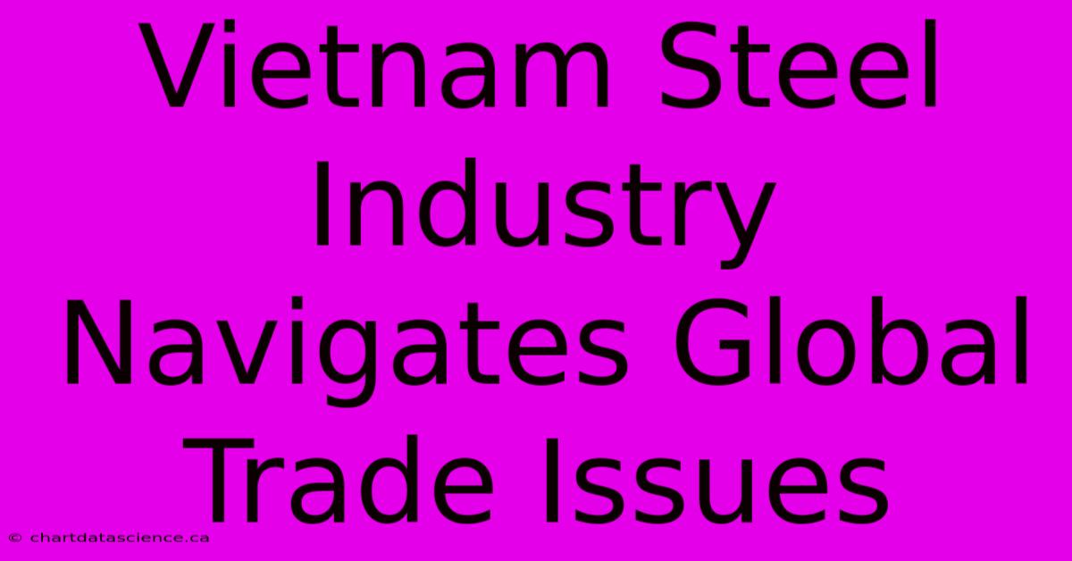 Vietnam Steel Industry Navigates Global Trade Issues