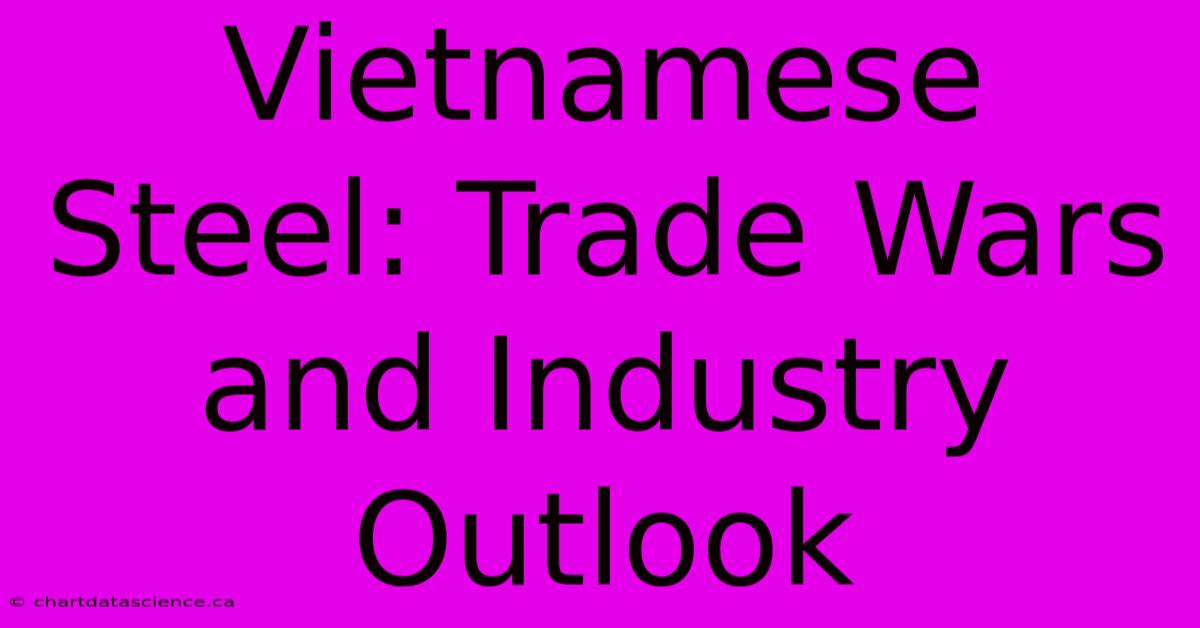 Vietnamese Steel: Trade Wars And Industry Outlook