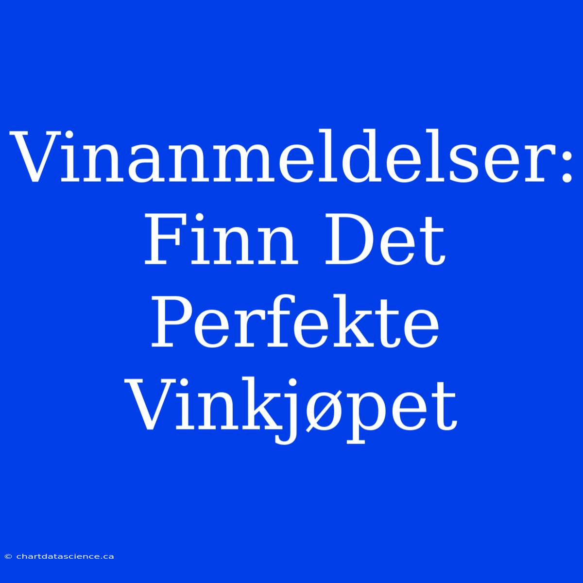 Vinanmeldelser: Finn Det Perfekte Vinkjøpet