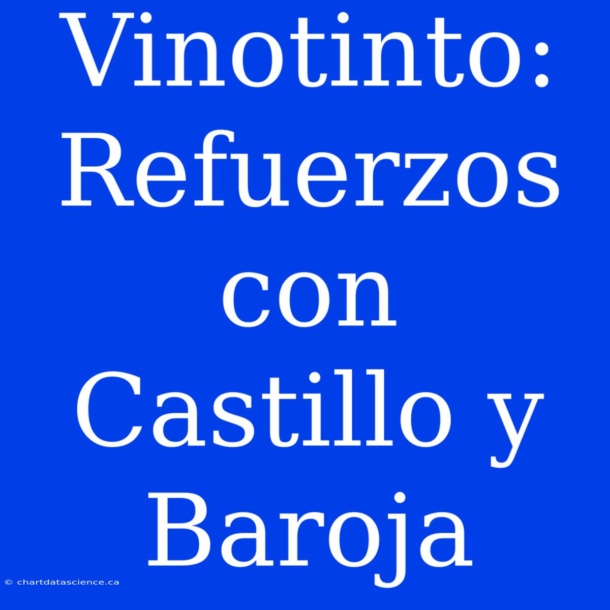 Vinotinto: Refuerzos Con Castillo Y Baroja