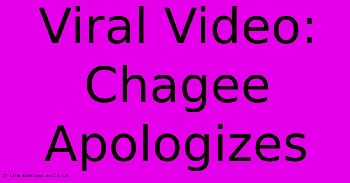 Viral Video: Chagee Apologizes