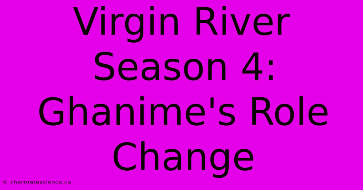 Virgin River Season 4: Ghanime's Role Change