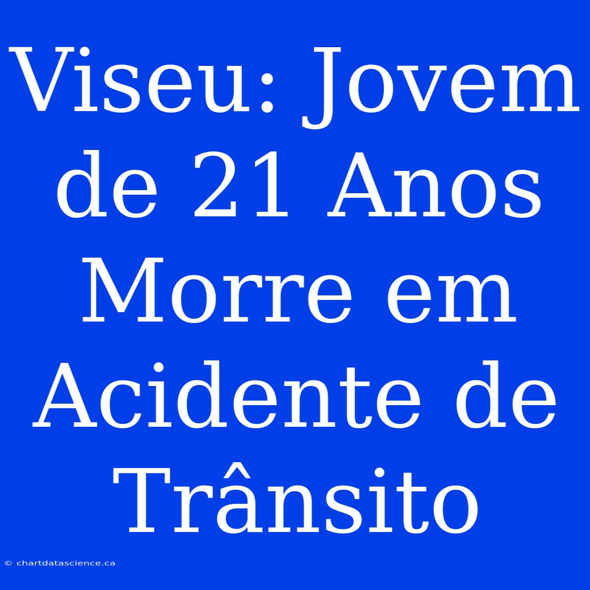 Viseu: Jovem De 21 Anos Morre Em Acidente De Trânsito