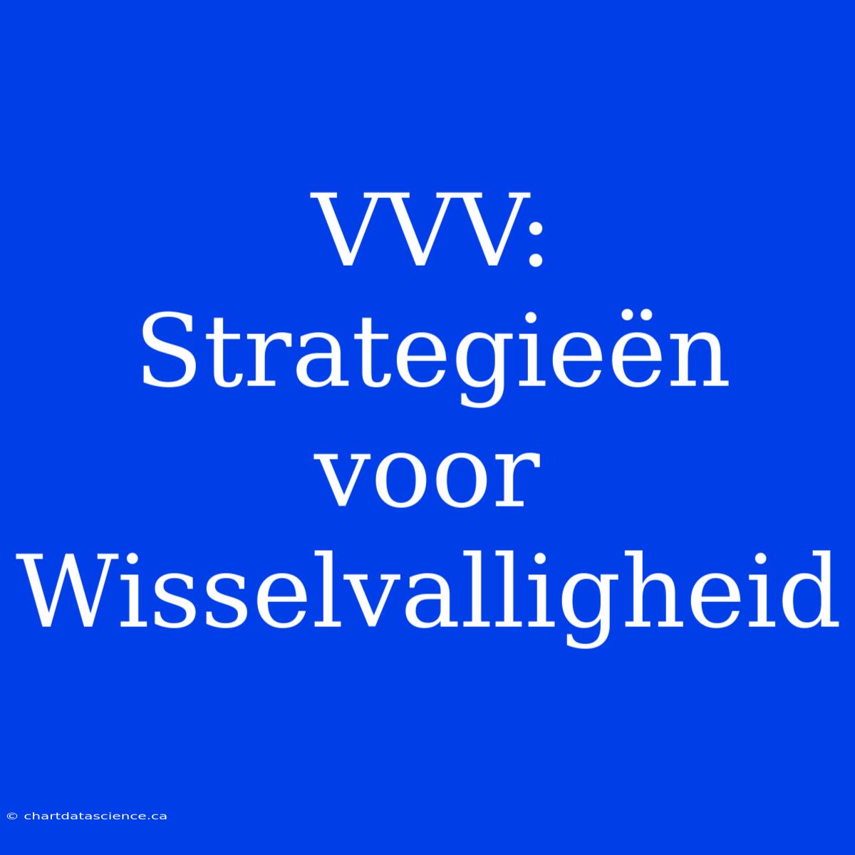 VVV: Strategieën Voor Wisselvalligheid