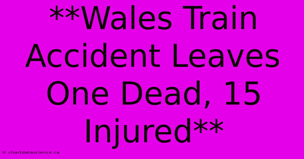 **Wales Train Accident Leaves One Dead, 15 Injured**