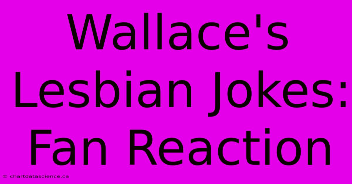 Wallace's Lesbian Jokes: Fan Reaction