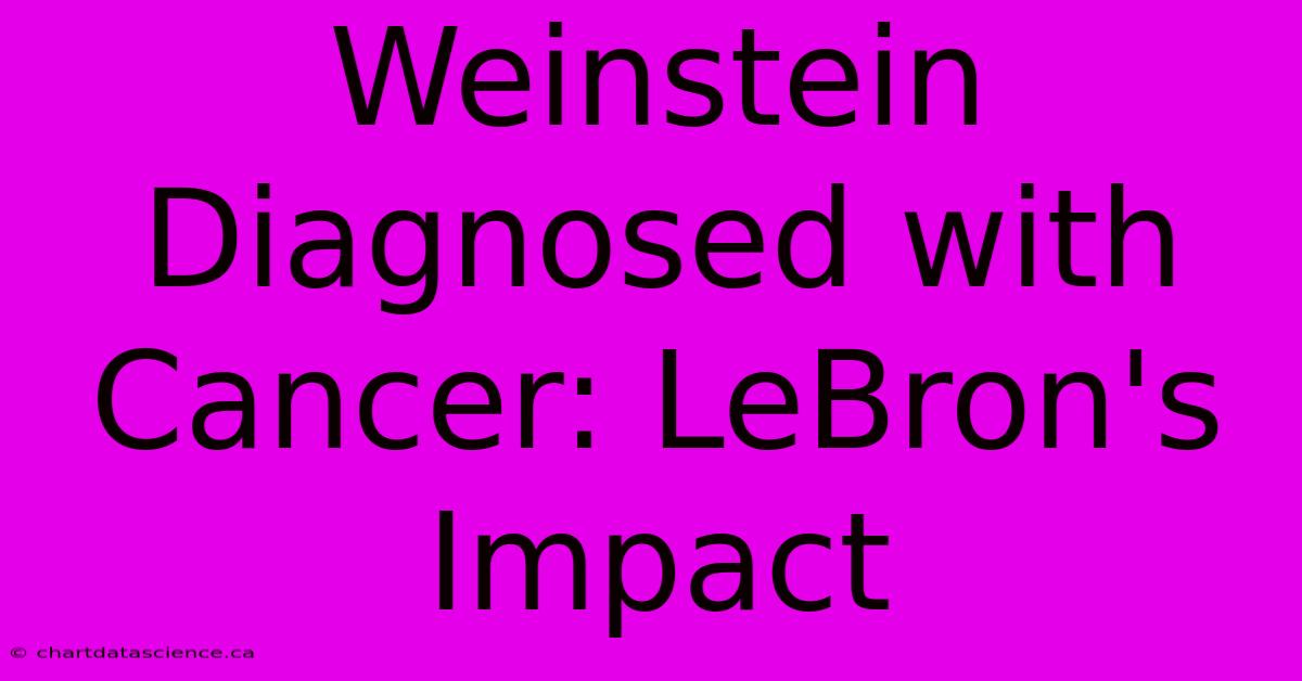 Weinstein Diagnosed With Cancer: LeBron's Impact