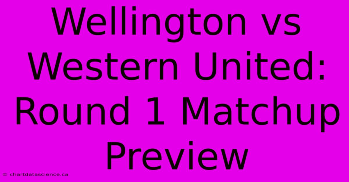 Wellington Vs Western United: Round 1 Matchup Preview 