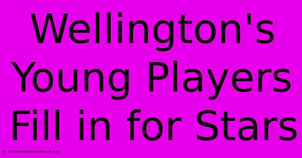 Wellington's Young Players Fill In For Stars 