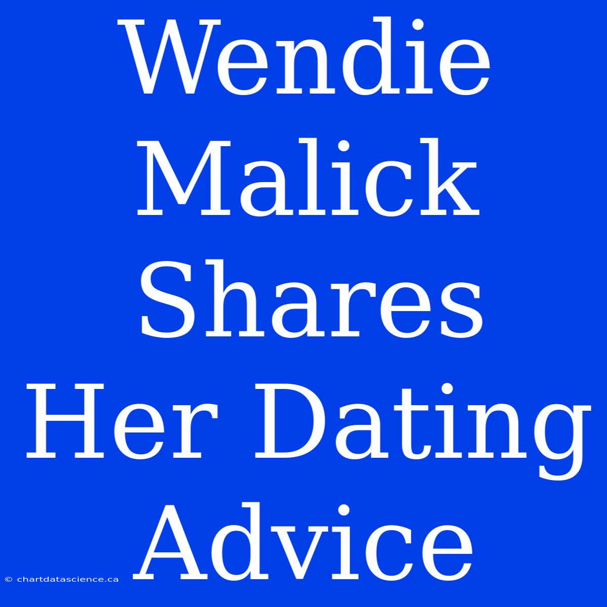 Wendie Malick Shares Her Dating Advice