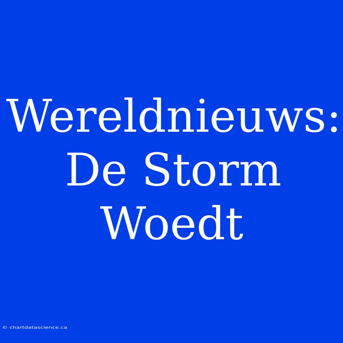 Wereldnieuws: De Storm Woedt