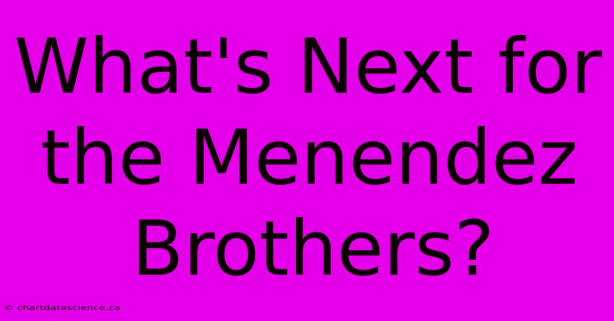 What's Next For The Menendez Brothers?