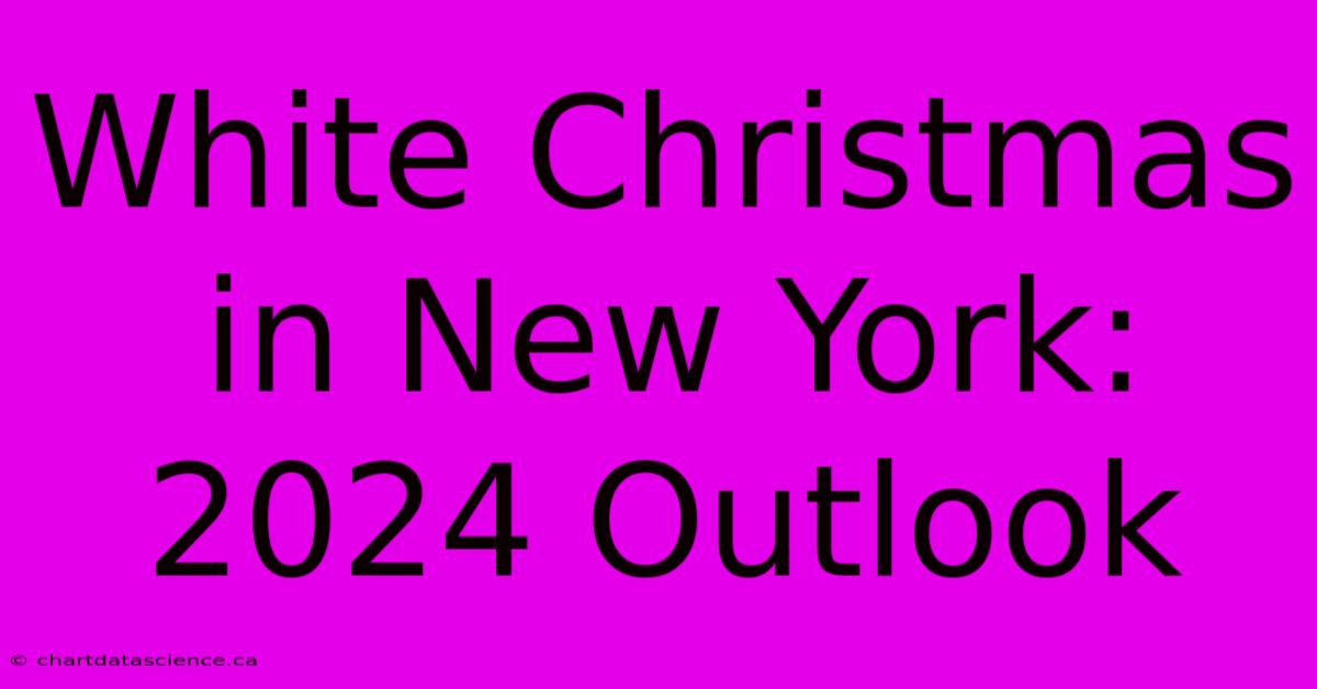 White Christmas In New York: 2024 Outlook