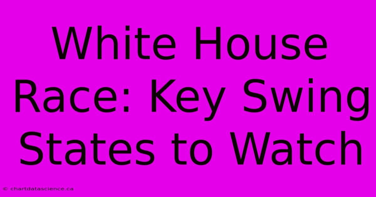 White House Race: Key Swing States To Watch