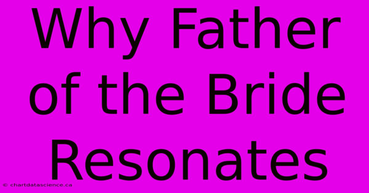 Why Father Of The Bride Resonates